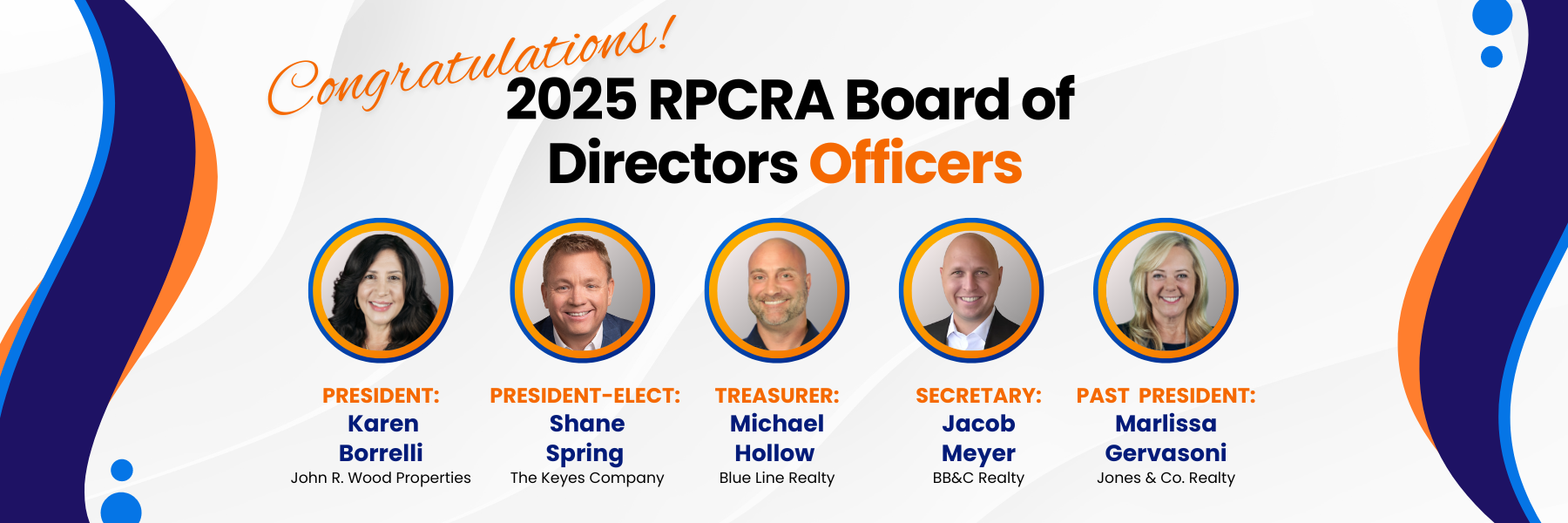 2025 R P C R A board of directors officers