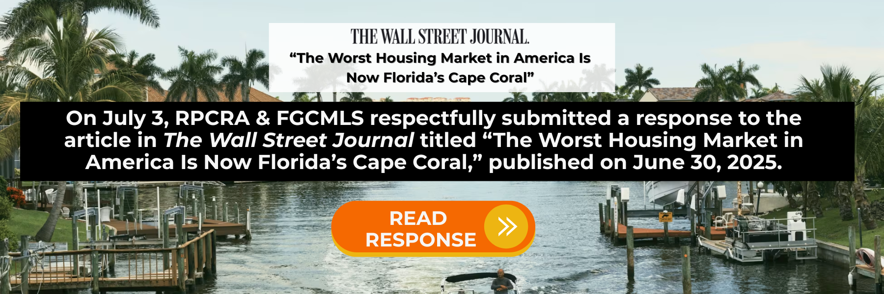 Wall Street Journal Cape Coral Article WSJ