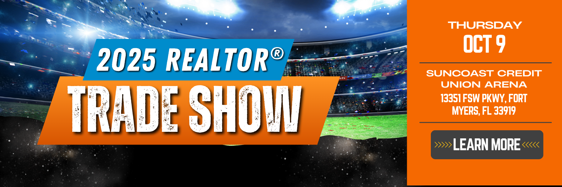 Sports Themed Banner For Trade Show