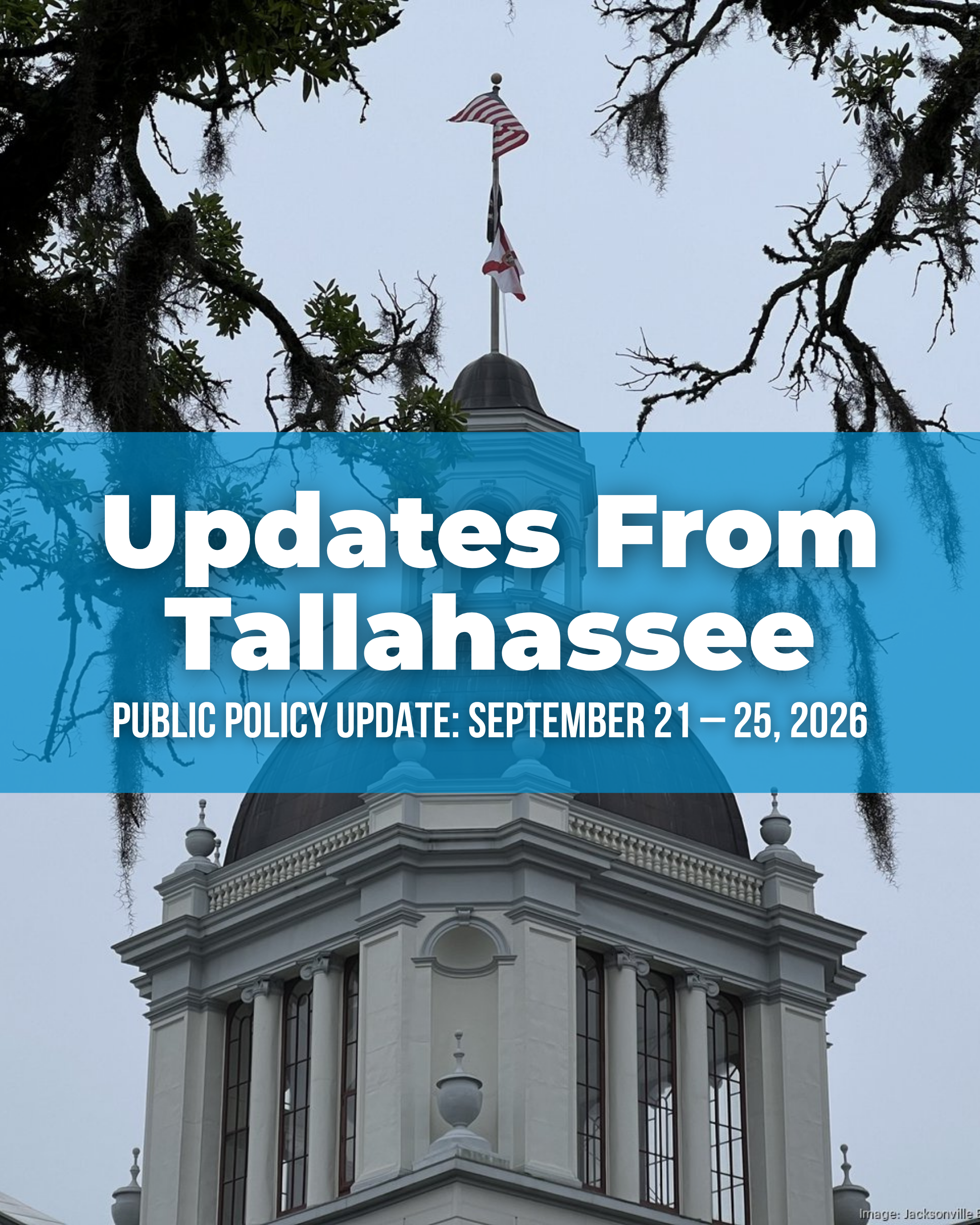 Updates From Tallahassee | Public Policy Update: September 21 - 25, 2026