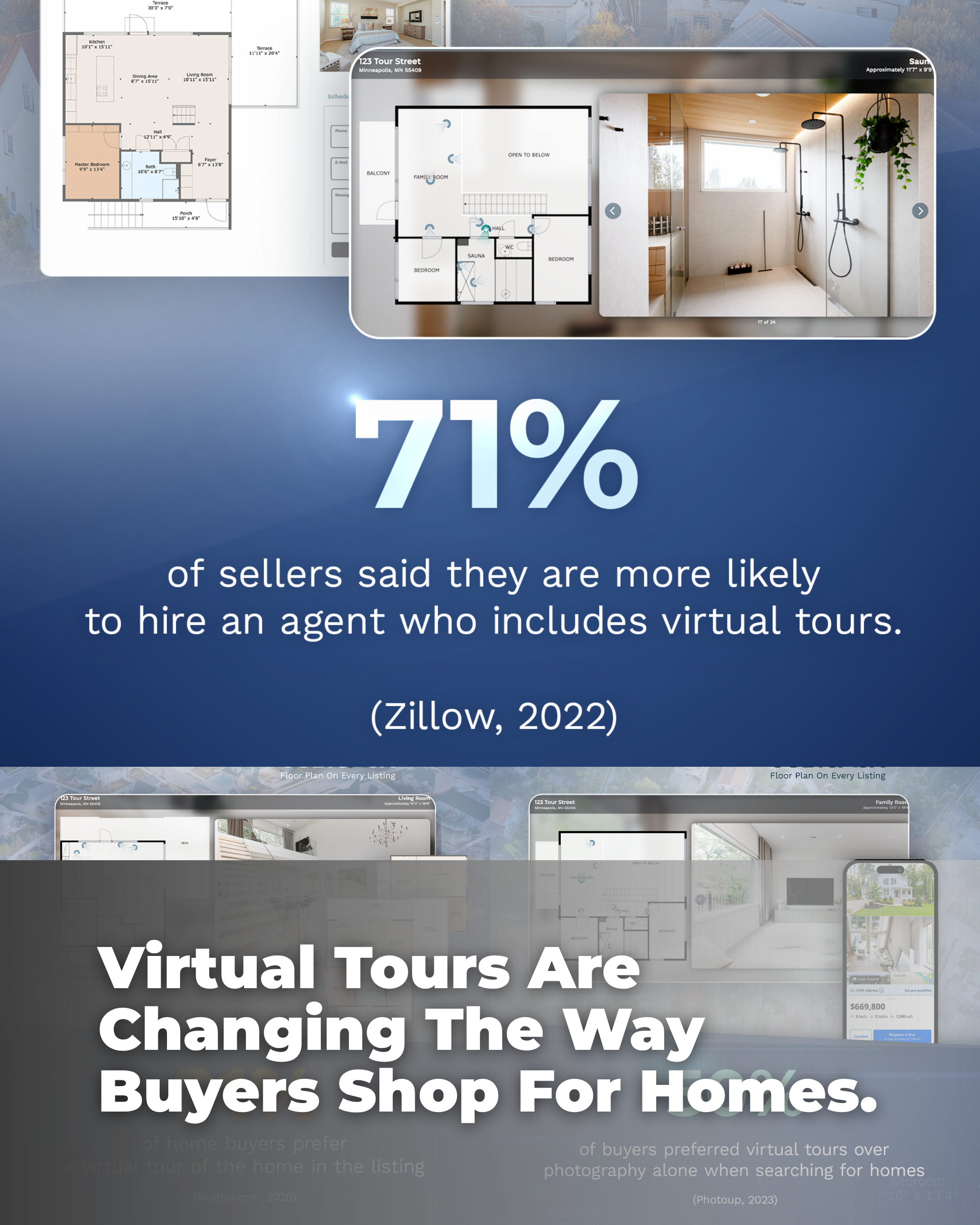 Virtual tours are changing the way buyers shop for homes.