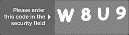 captcha code for visual authentication  letter W number 8 letter U number 9