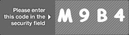 captcha code for visual authentication  letter M number 9 letter B number 4