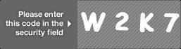 captcha code for visual authentication  letter W number 2 letter K number 7