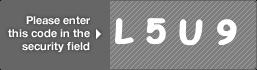 captcha code for visual authentication  letter L number 5 letter U number 9