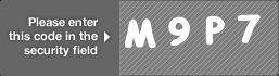 captcha code for visual authentication  letter M number 9 letter P number 7