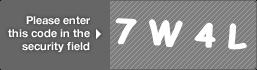captcha code for visual authentication  number 7 letter W number 4 letter L