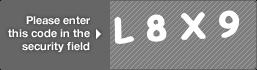captcha code for visual authentication  letter L number 8 letter X number 9