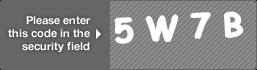captcha code for visual authentication  number 5 letter W number 7 letter B
