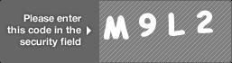 captcha code for visual authentication  letter M number 9 letter L number 2