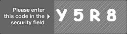 captcha code for visual authentication  letter Y number 5 letter R number 8