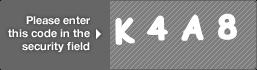 captcha code for visual authentication  letter K number 4 letter A number 8