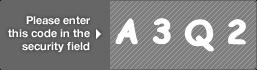 captcha code for visual authentication  letter A number 3 letter Q number 2