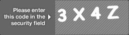 captcha code for visual authentication  number 3 letter X number 4 letter Z