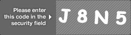 captcha code for visual authentication  letter J number 8 letter N number 5