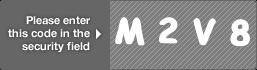 captcha code for visual authentication  letter M number 2 letter V number 8