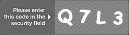 captcha code for visual authentication  letter Q number 7 letter L number 3