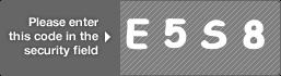 captcha code for visual authentication  letter E number 5 letter S number 8