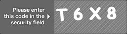 captcha code for visual authentication  letter T number 6 letter X number 8