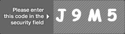 captcha code for visual authentication  letter J number 9 letter M number 5