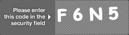 captcha code for visual authentication  letter F number 6 letter N number 5