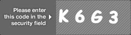 captcha code for visual authentication  letter K number 6 letter G number 3