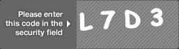 captcha code for visual authentication  letter L number 7 letter D number 3