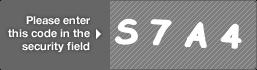 captcha code for visual authentication  letter S number 7 letter A number 4