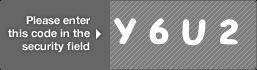 captcha code for visual authentication  letter Y number 6 letter U number 2