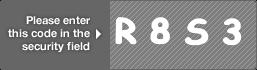 captcha code for visual authentication  letter R number 8 letter S number 3