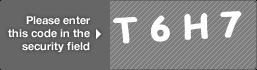 captcha code for visual authentication  letter T number 6 letter H number 7