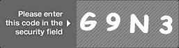 captcha code for visual authentication  letter G number 9 letter N number 3