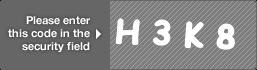 captcha code for visual authentication  letter H number 3 letter K number 8