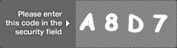 captcha code for visual authentication  letter A number 8 letter D number 7