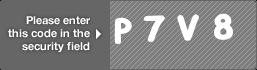 captcha code for visual authentication  letter P number 7 letter V number 8