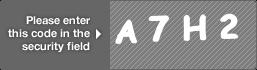captcha code for visual authentication  letter A number 7 letter H number 2