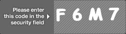 captcha code for visual authentication  letter F number 6 letter M number 7