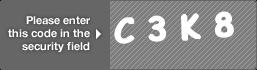 captcha code for visual authentication  letter C number 3 letter K number 8