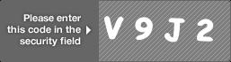 captcha code for visual authentication  letter V number 9 letter J number 2